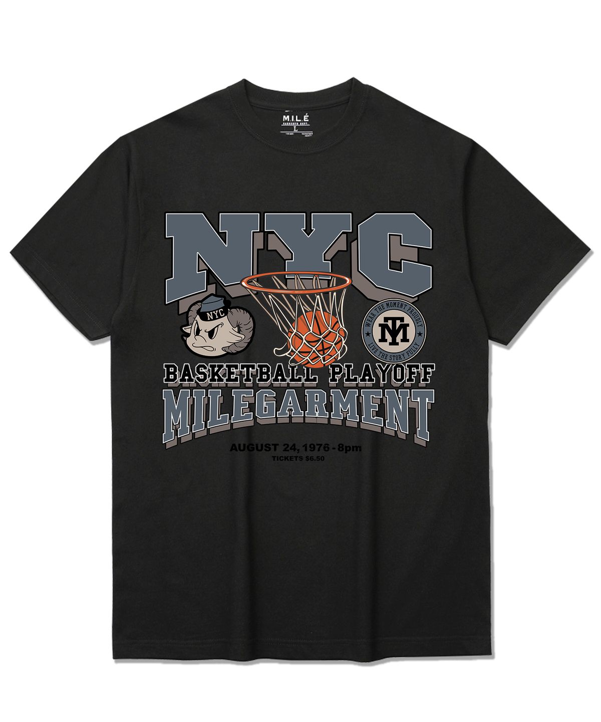 더마일(THEMILE) MILE NYC CREW [BLACK]