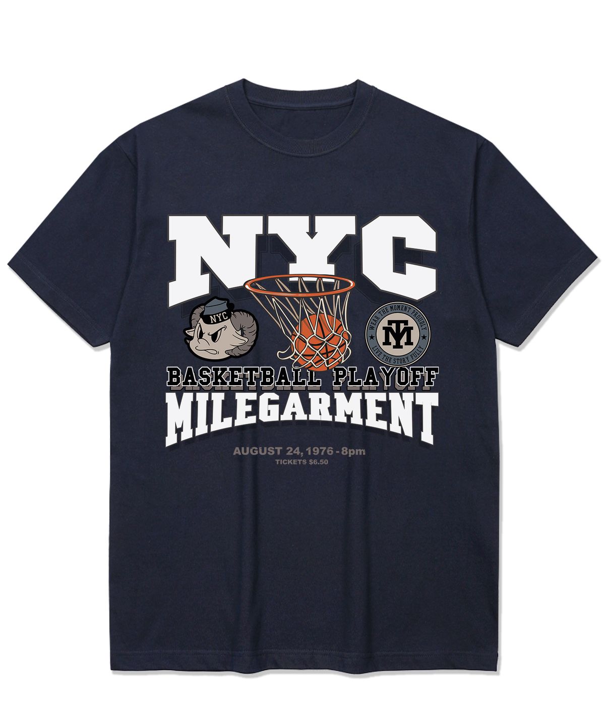 더마일(THEMILE) MILE NYC CREW [NAVY]