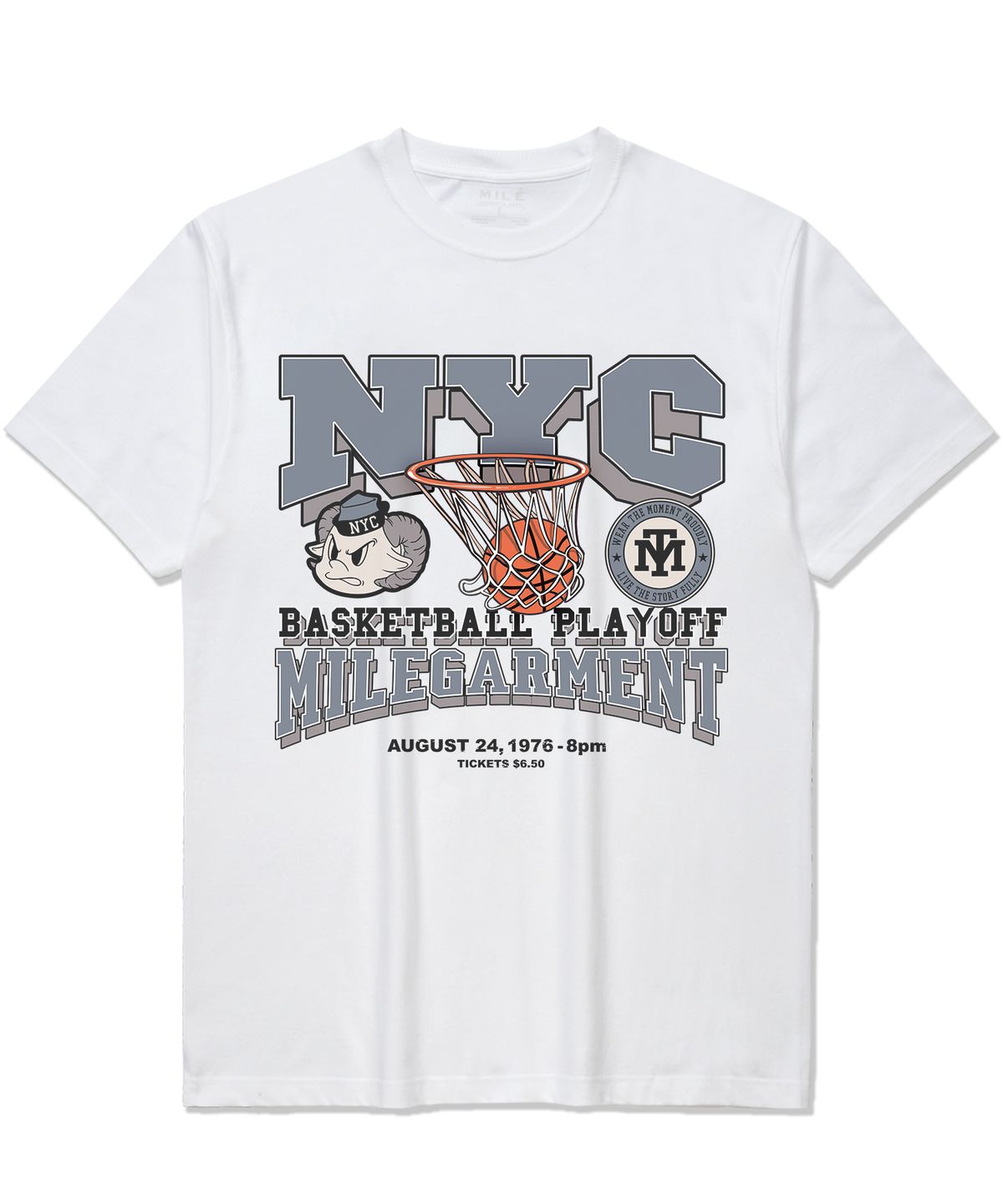 더마일(THEMILE) MILE NYC CREW [WHITE]