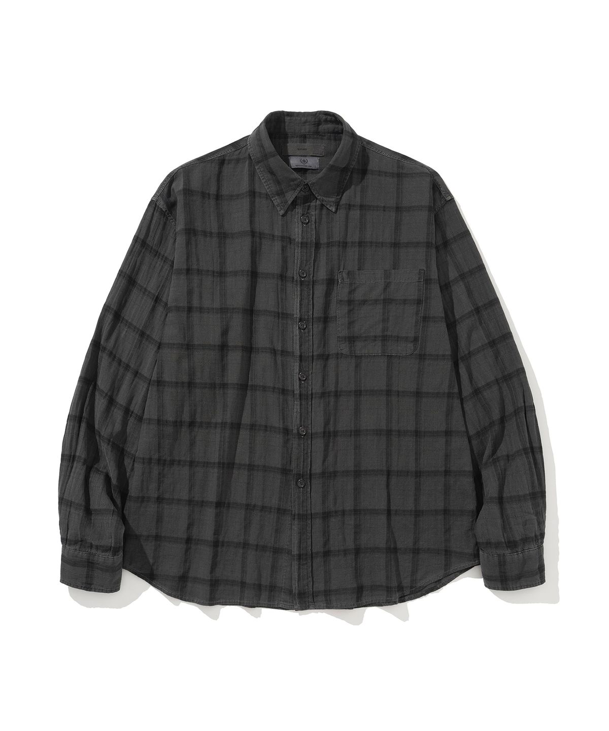 시도(SIIIIDO) THOMPSON GARMENT DYED DOWN CHECK SHIRT #2