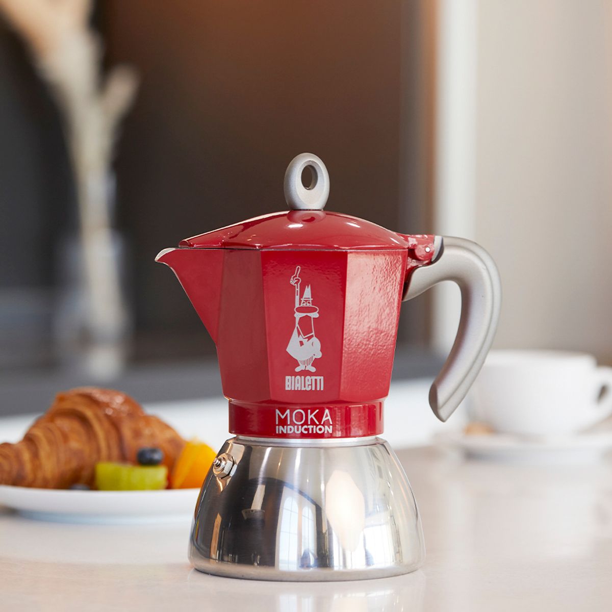 비알레띠(BIALETTI) 비알레띠 뉴 모카 인덕션 레드 4컵