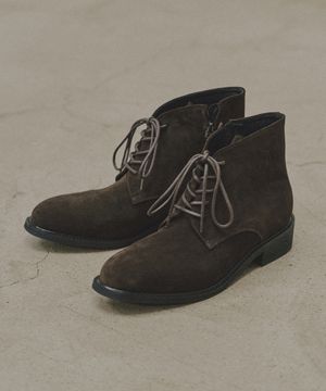 [삭형x로맨틱무브] 키높이 데저트 집업 부츠 R25M401 (리얼브라운 스웨이드)