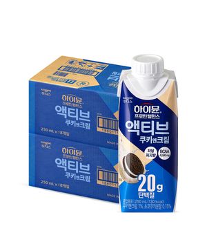 프로틴 밸런스 액티브 쿠키앤크림 18입 2박스