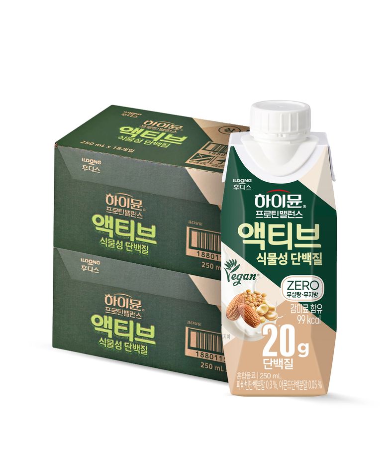 프로틴 밸런스 액티브 식물성 제로 18입 2박스