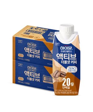 프로틴 밸런스 액티브 더블샷 커피 제로 18입 2박스