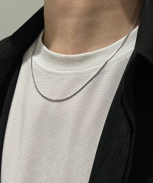 남성 패션 얇은 뱀체인 레이어드 목걸이 MFJNM01