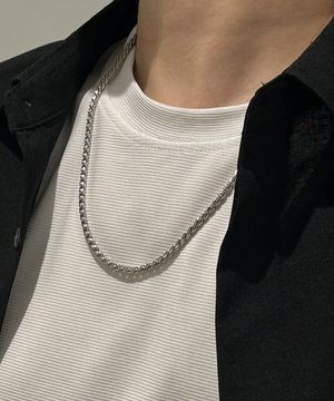 남성 데일리 패션 자석 잠금 체인 목걸이 MFJNM02