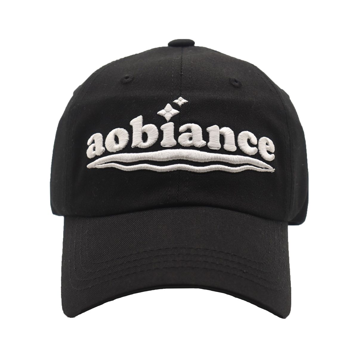 아오비언스(AOBIANCE) 빅로고 볼캡 (블랙)