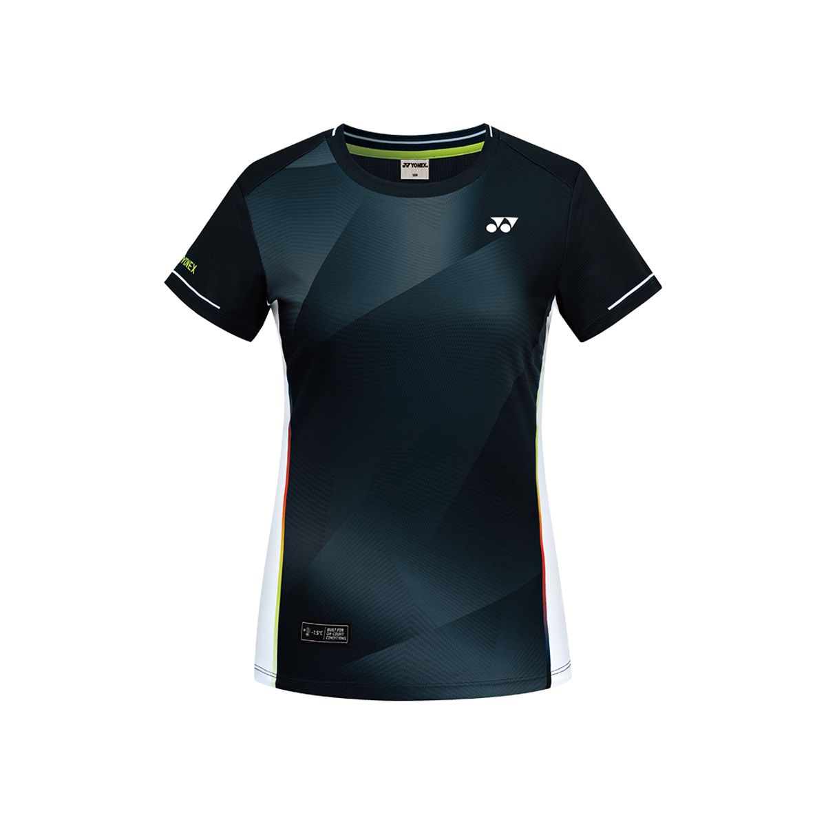 요넥스(YONEX) 253TS022F 미드나잇 블랙 여성용 포인트 라인 게임웨어
