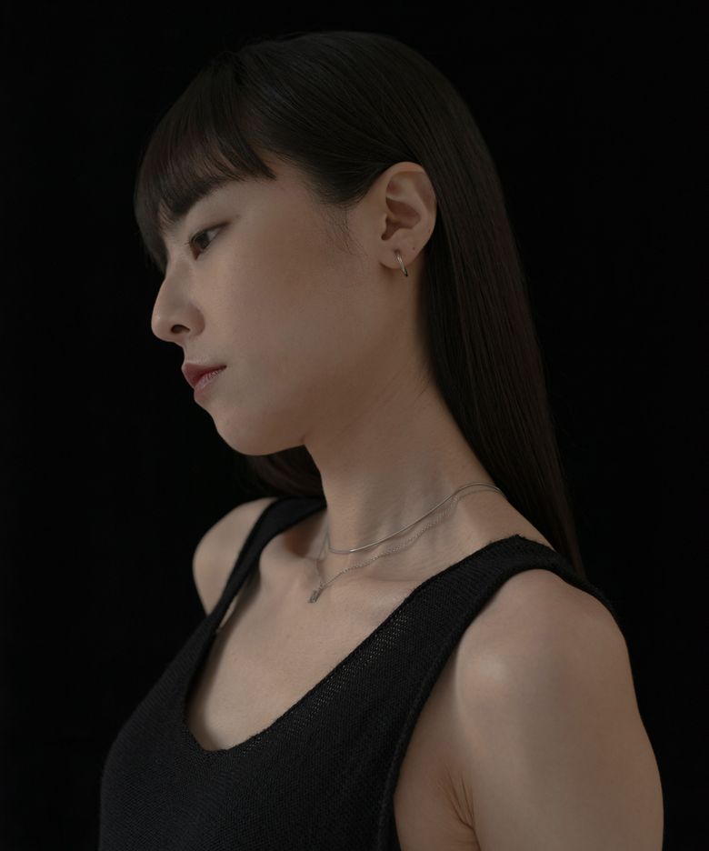 심플 후프 귀걸이 Simple Hoop Earring [Stainless]  / Silver