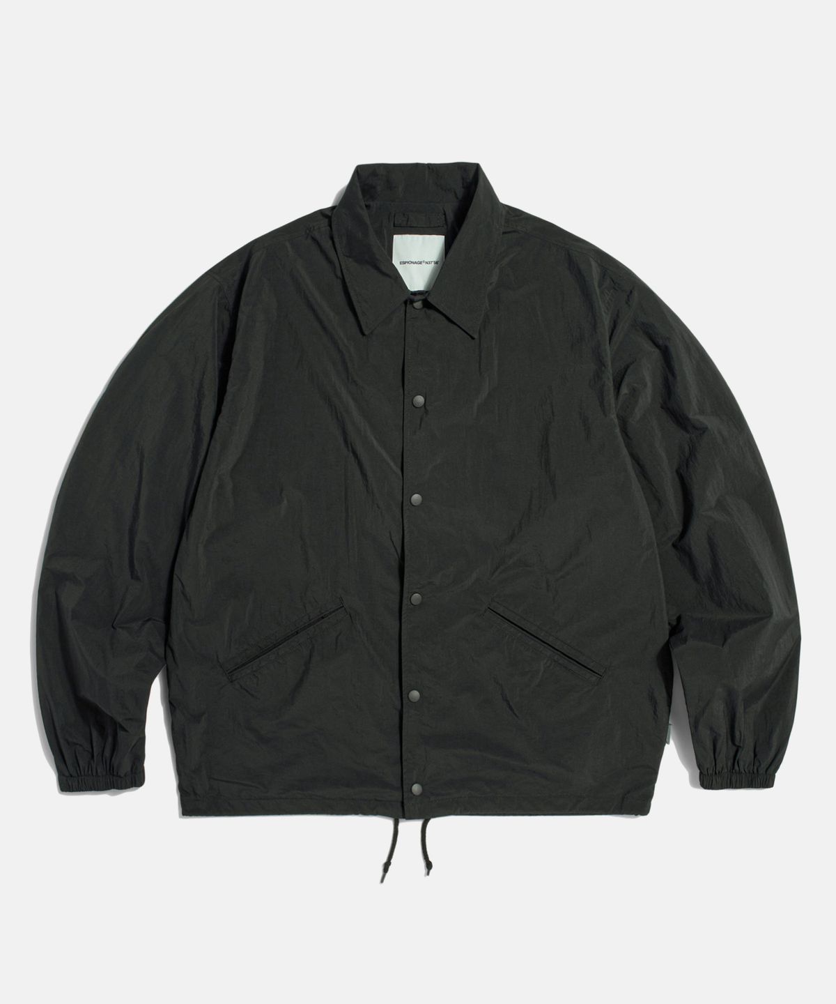 에스피오나지(ESPIONAGE) Light Coach Jacket Black