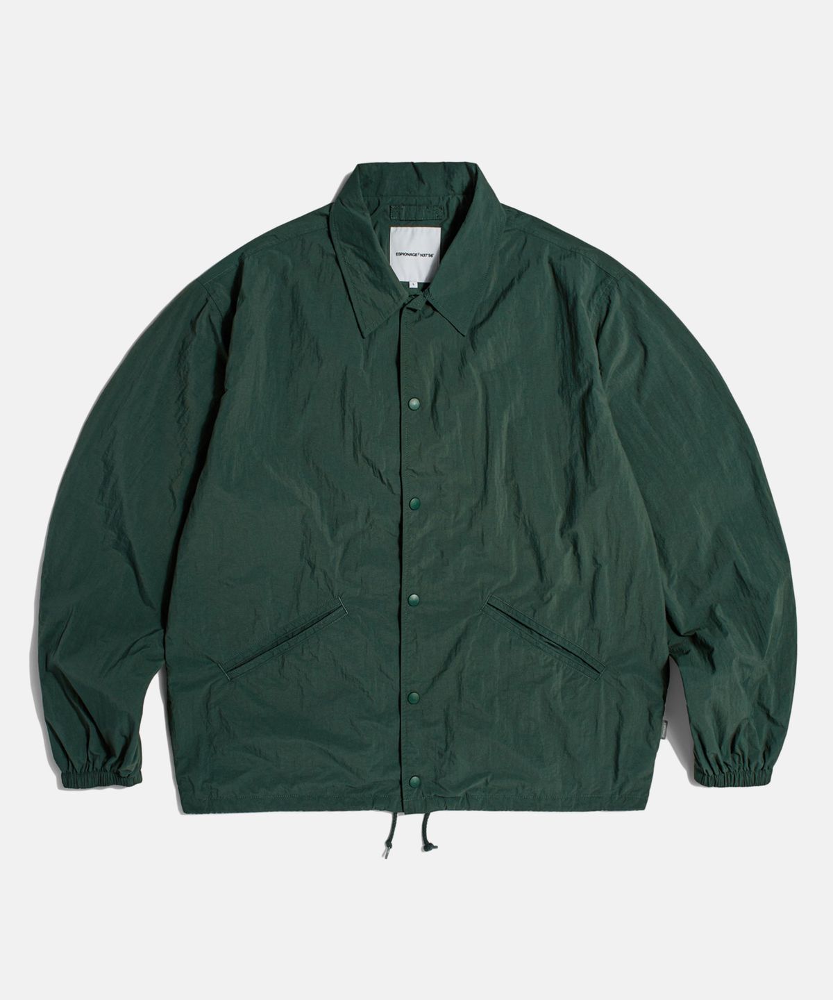 에스피오나지(ESPIONAGE) Light Coach Jacket Dark Green