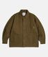 French Wide Work Jacket (Moleskin) Washed Brown