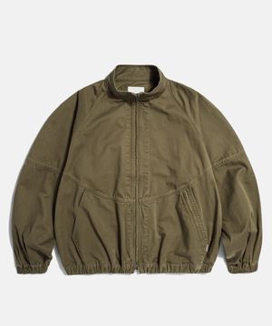 Washed Track Jacket Taupe