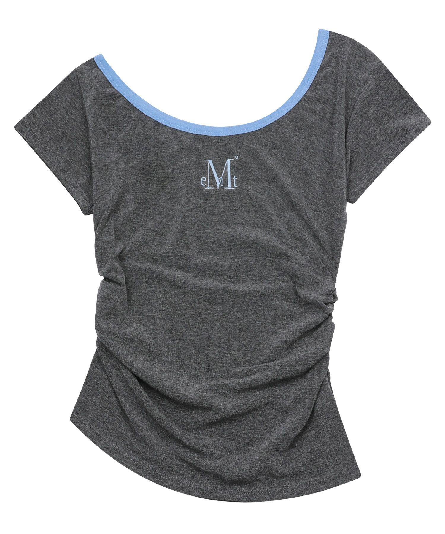 ◆MUCENT◆ Viola One Shoulder Unbalanced Shirring Tee 3 Colo MUSINSA | MUCENT Viola One-Shoulder Unbalanced Shirring