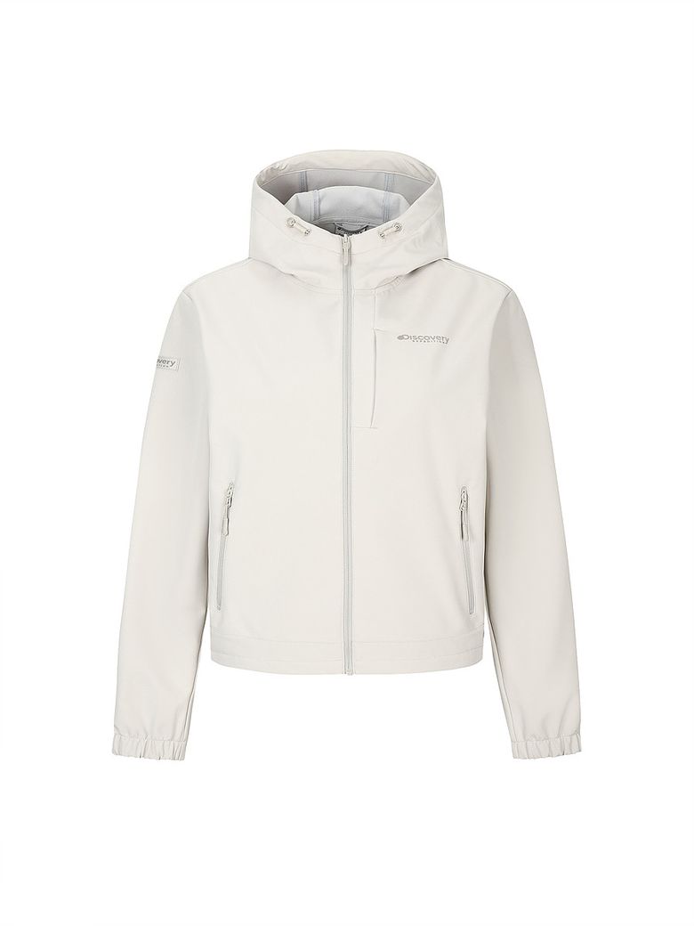 여성 3LAYER 본딩 트레이닝 자켓 (BEIGE2)