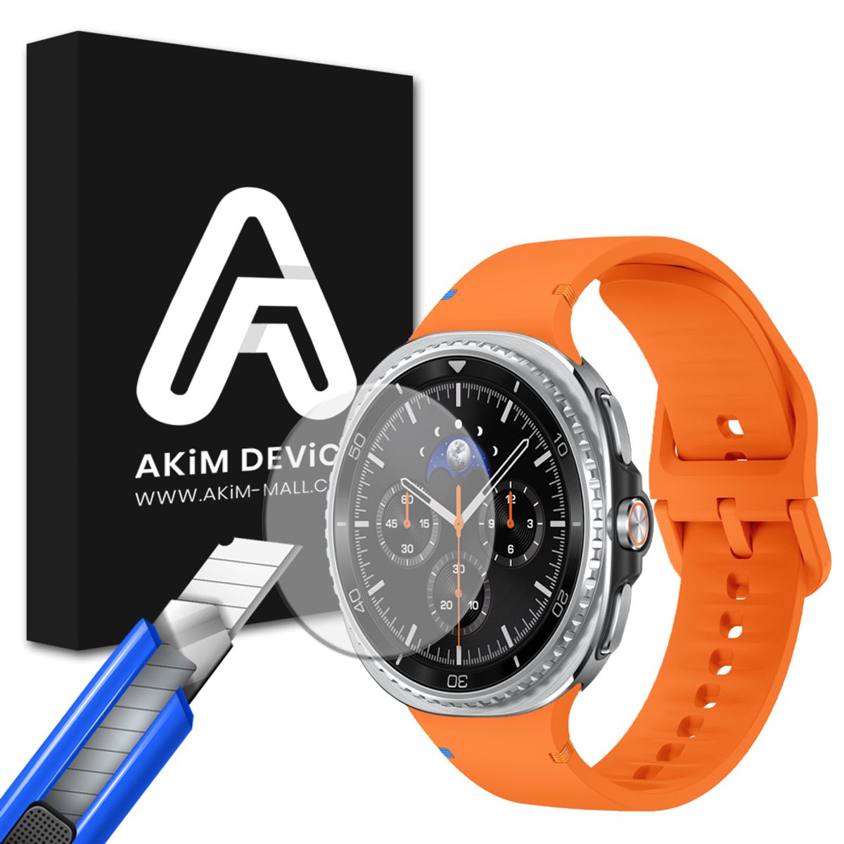 아킴(AKIM) 갤럭시워치8 단디 강화유리 액정보호필름 40mm 44mm