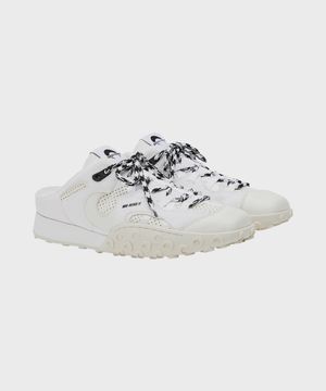 (W) 스웨이드 레더 MS 라이즈 타이코 뮬 화이트 SUEDE LEATHER MS RISE TYKO MULE WH10 WHITE