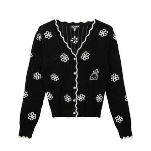 플라워 데비 가디건 Black (DSFDVCA03)