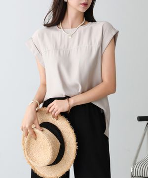 백버튼 카브라 블라우스 티셔츠112388