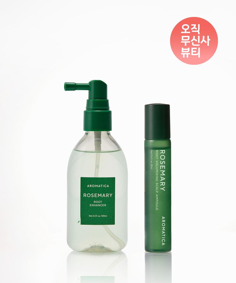 로즈마리 탈모 영양 세트 (루트 인핸서 100ML+앰플 20ML)