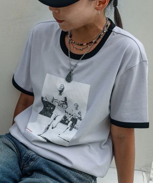 Ringer Tee Gray