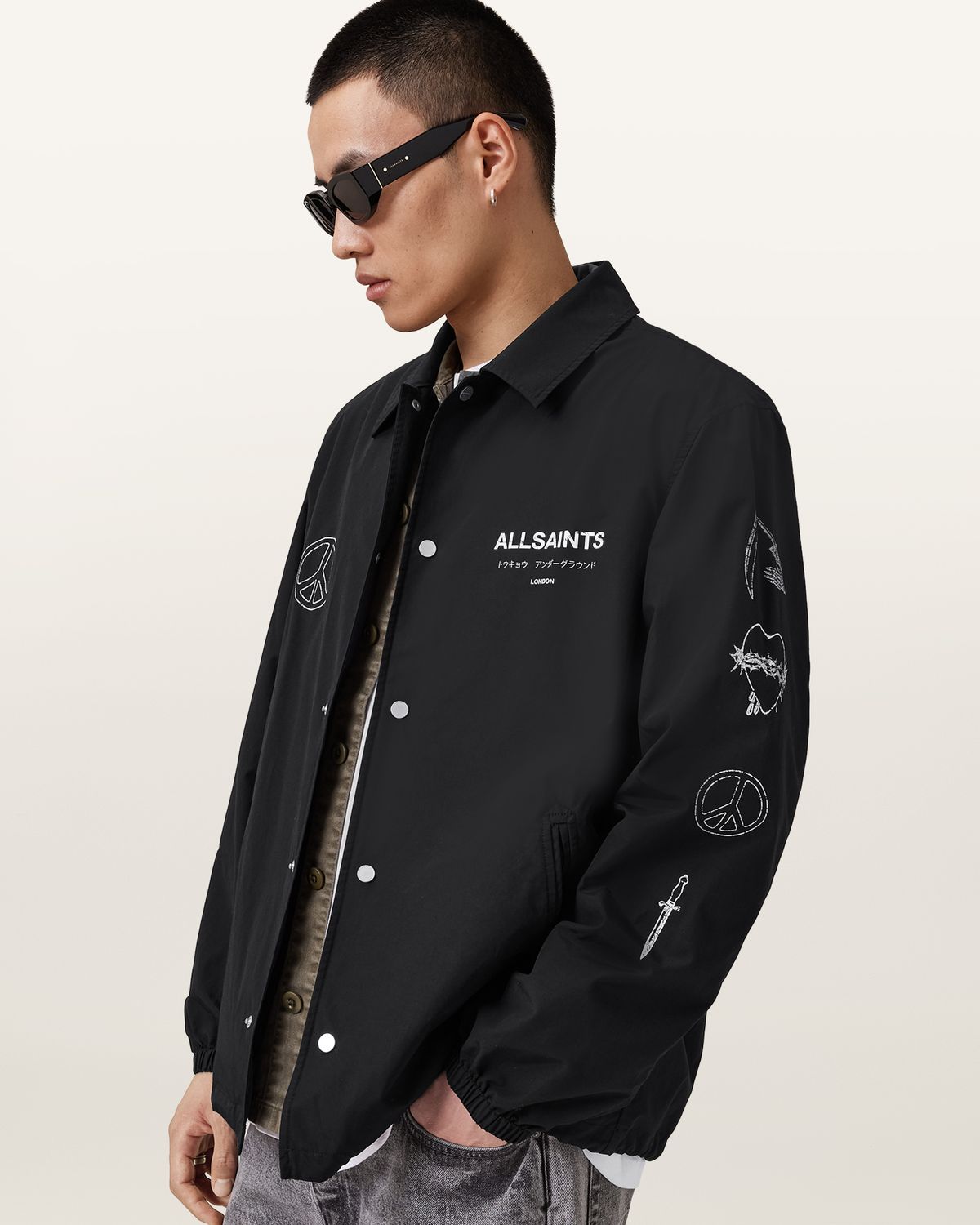 올세인츠(ALLSAINTS) 오르비탈 코치 자켓 M003OD-5