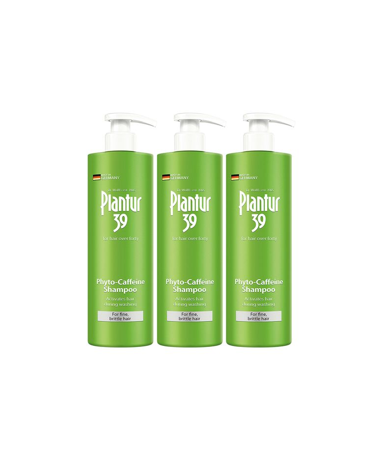 플란투어39 파이토-카페인 샴푸 (가늘고 연약한 모발용) 500ml 대용량 X 3