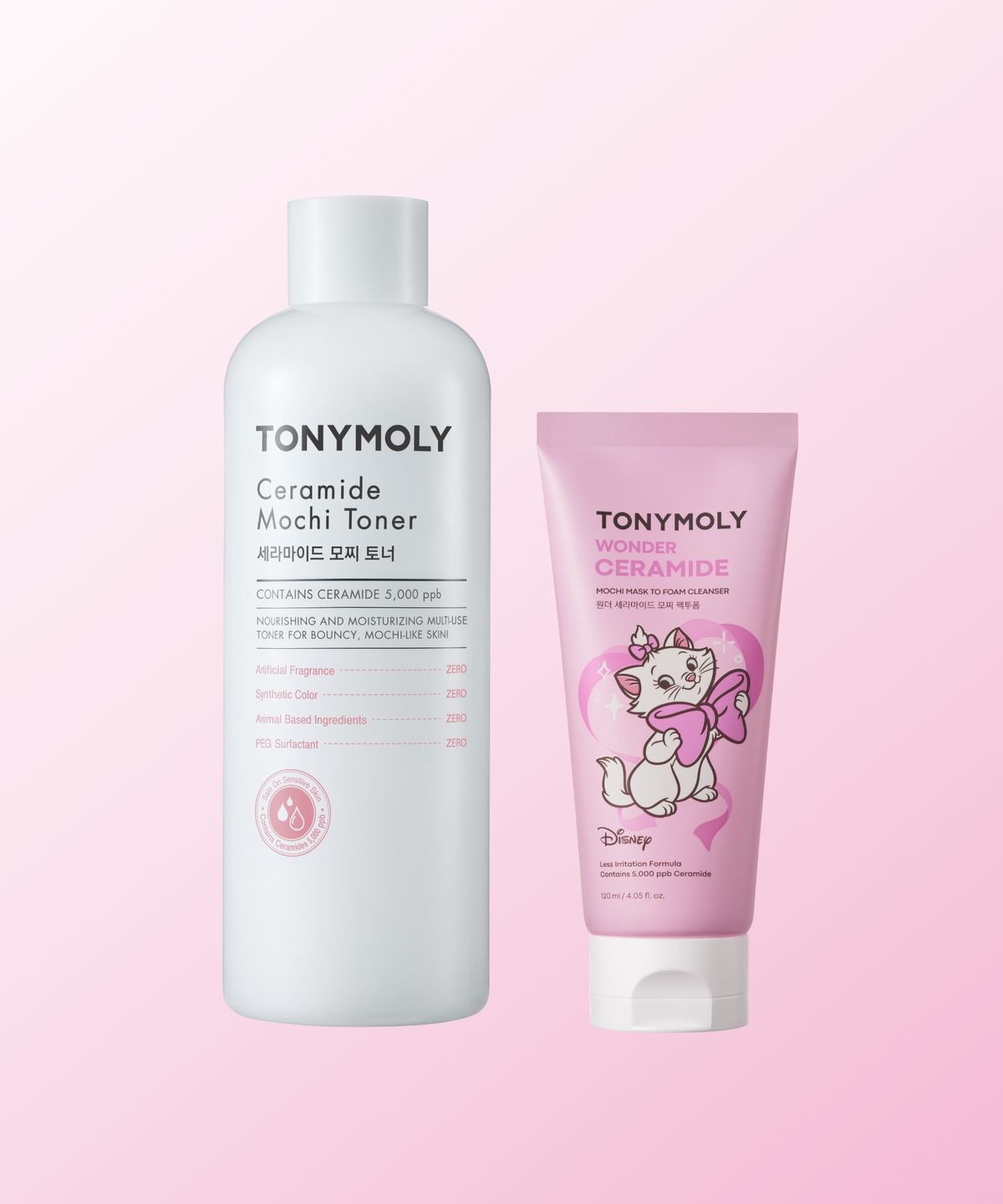 토니모리(TONYMOLY) [SET] 세라마이드 모찌 토너 500ml +(마리)팩투폼 120ml