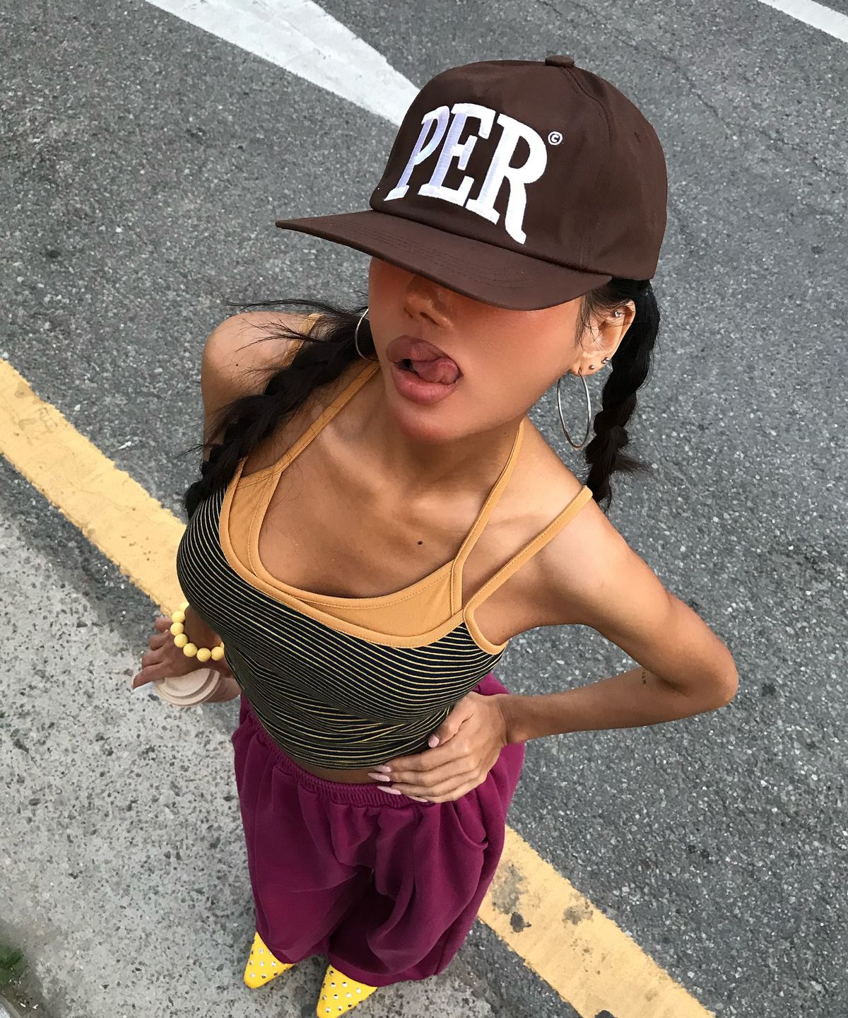 퍼머넌트 아카이브(permanentarchive) 5-PANEL PER CAP BROWN