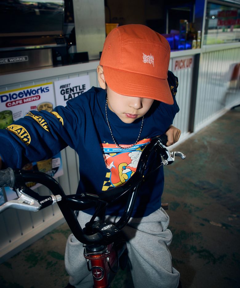 KIDS TAG CAMP CAP - ORANGE