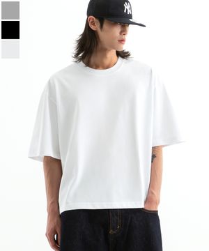 오버핏 크롭 반팔티 ( 3Color )