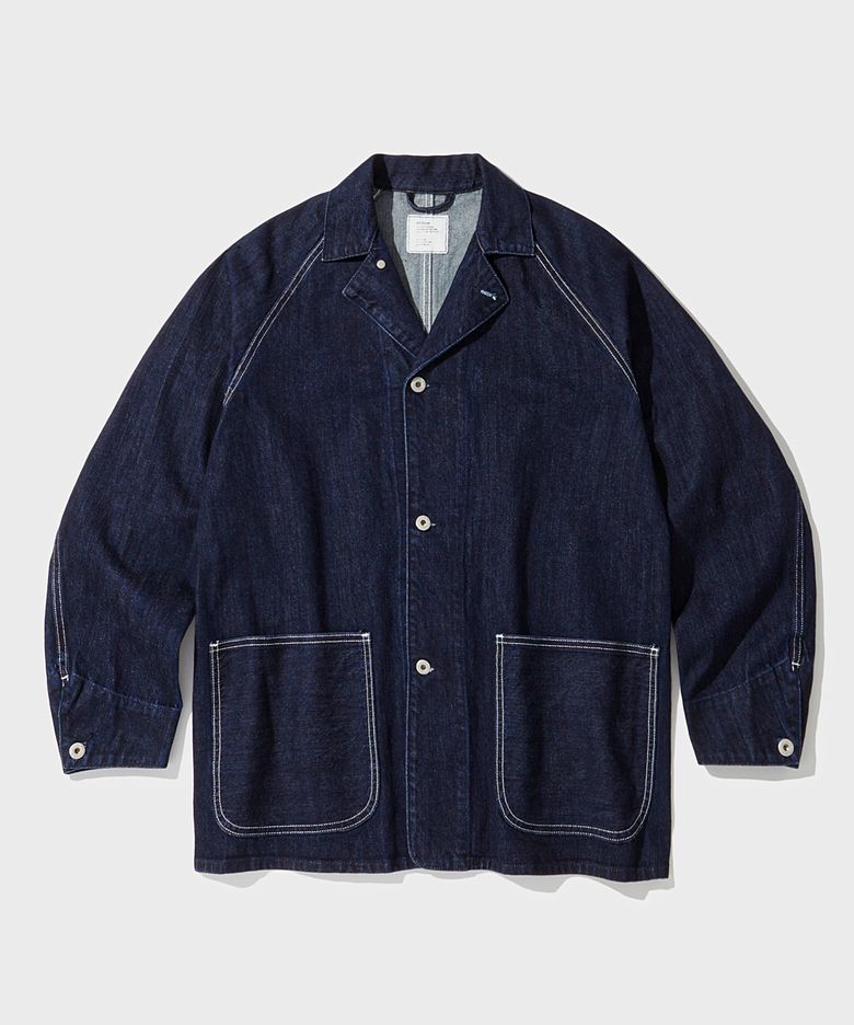 W.W. II SELVEDGE DENIM CHORE JACKET_INDIGO
