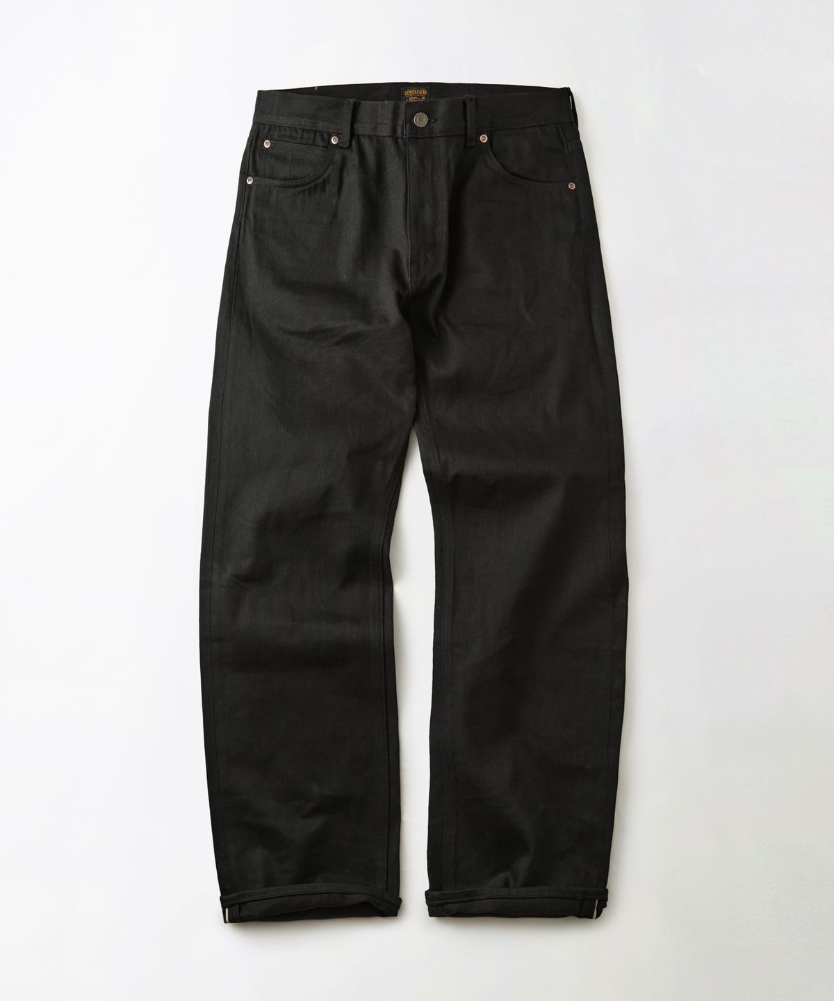 아웃스탠딩(OUTSTANDING) 50S RIDERS SELVEDGE ZIP PANTS_BLACK