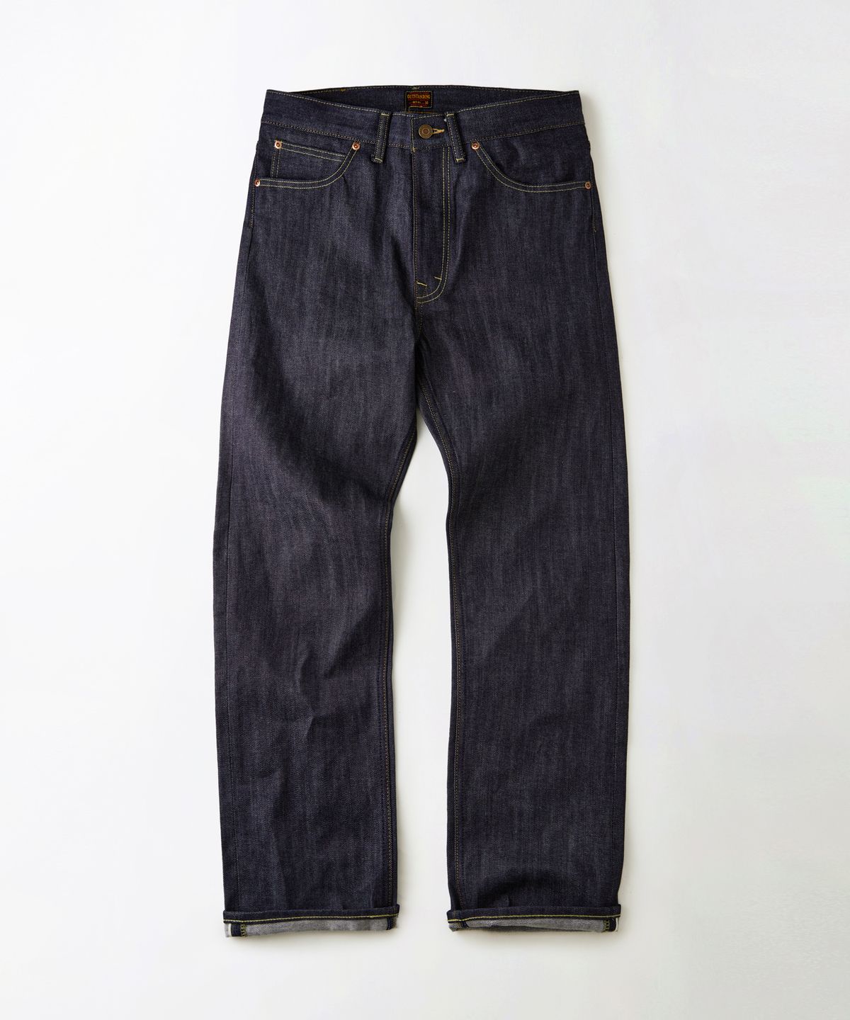 아웃스탠딩(OUTSTANDING) 50S RIDERS SELVEDGE ZIP PANTS_INDIGO