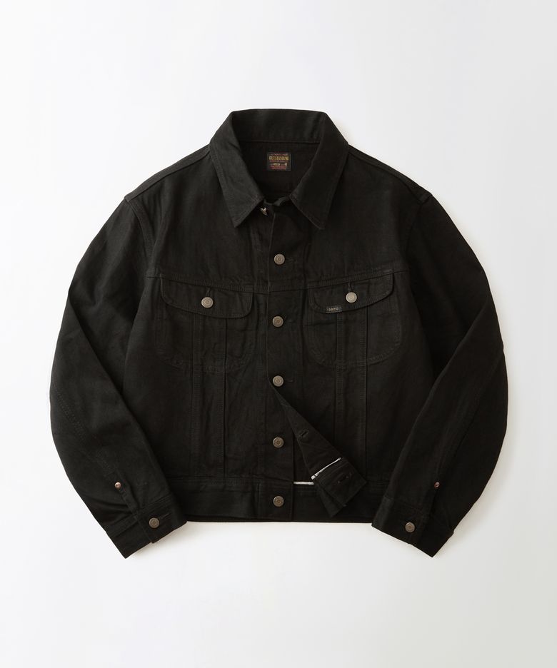 50S WESTERN RIDER SELVEDGE JACKET_BLACK
