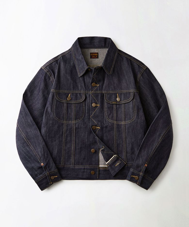 50S WESTERN RIDER SELVEDGE JACKET_INDIGO