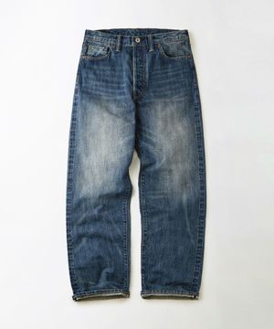 W.W. II SELVEDGE STRAIGHT PANTS_MEDIUM BLUE