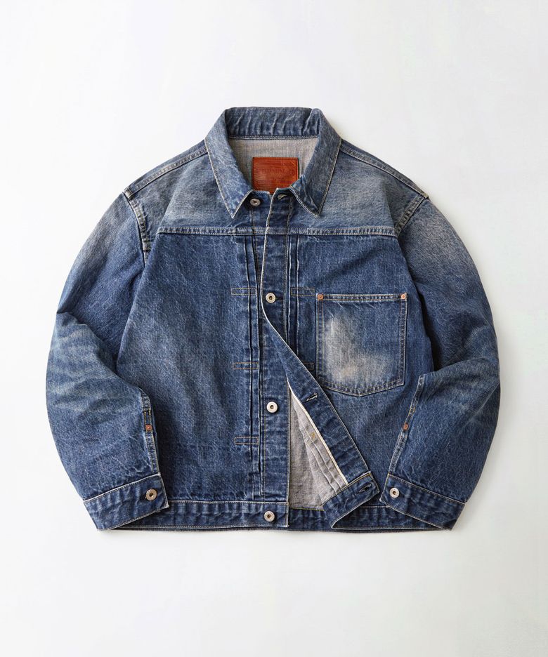 W.W. II SELVEDGE DENIM 1ST JACKET_MEDIUM BLUE