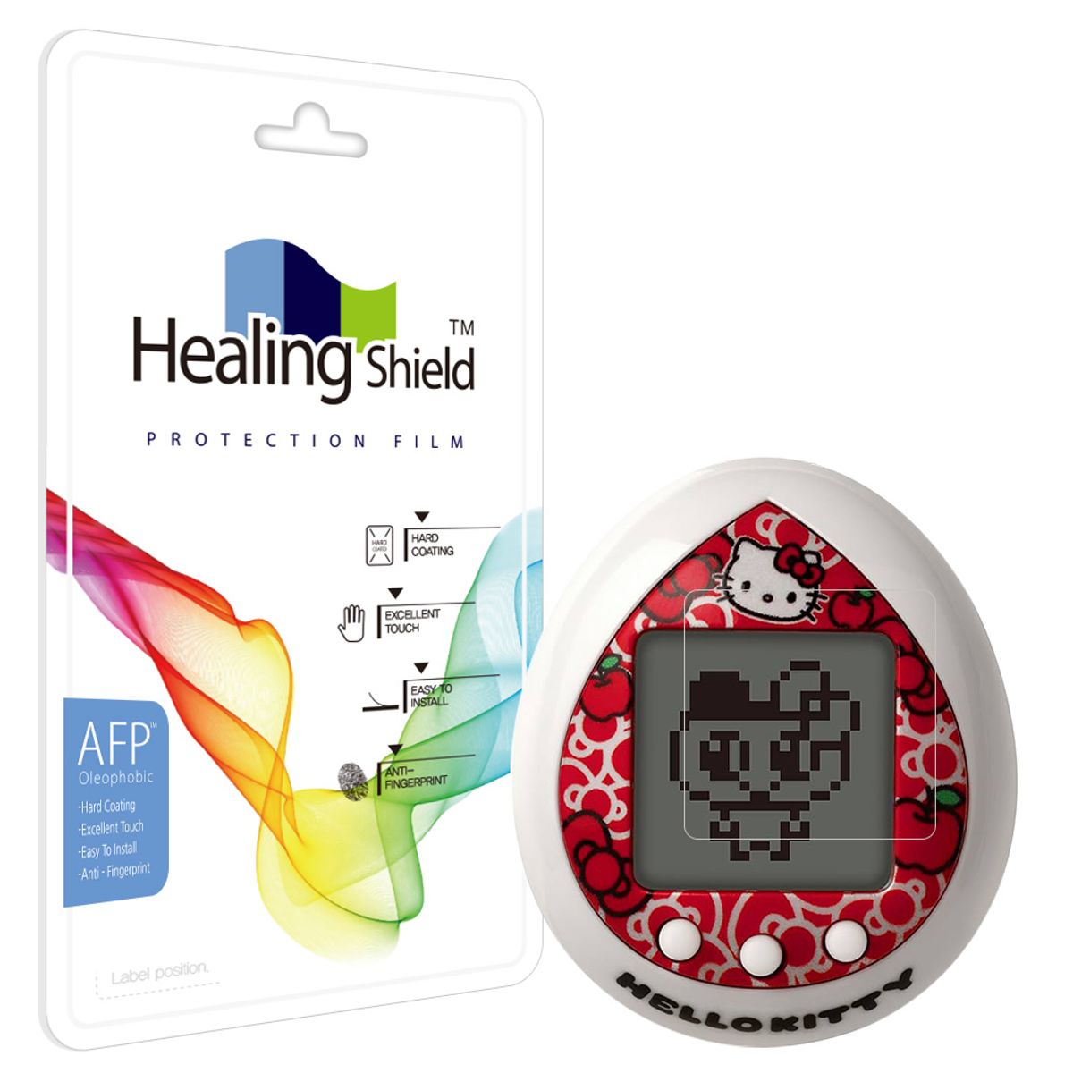 힐링쉴드(HEALINGSHIELD) [호환] 힐링쉴드 다마고치 나노 올레포빅 액정보호필름 2매