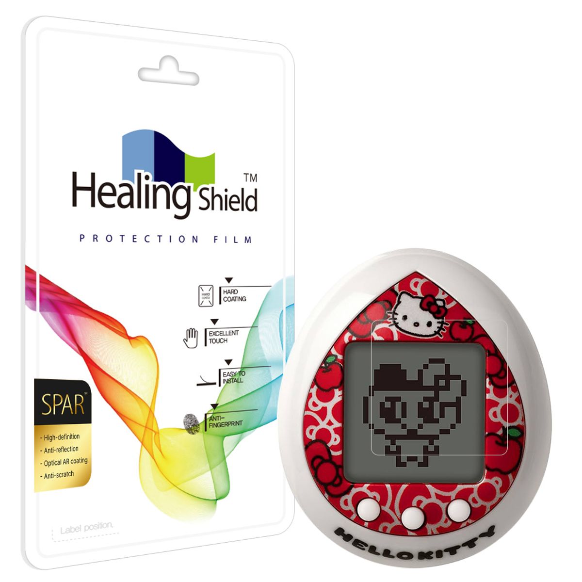 힐링쉴드(HEALINGSHIELD) [호환] 힐링쉴드 다마고치 나노 슈페리어 AR 고화질 액정보호필름 2매