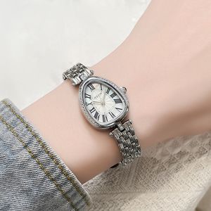 JA-1526 타원형 자개 다이얼 여성손목시계