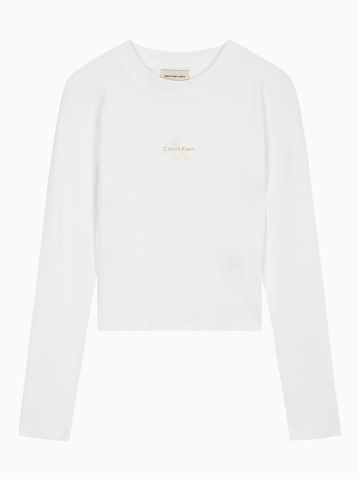 캘빈클라인 진(CALVIN KLEIN JEANS) 여성 L/S 모노그램 베이비 티셔츠 47A803G YAA
