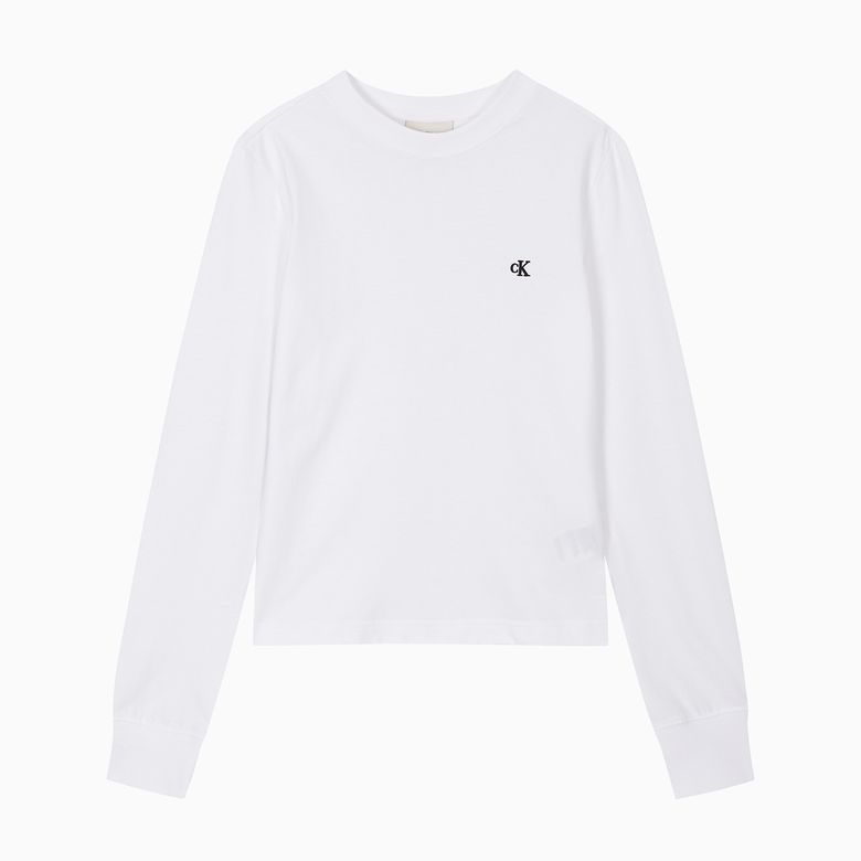 여성 L/S 아카이브 로고 크루넥 티셔츠 47D269G YAA