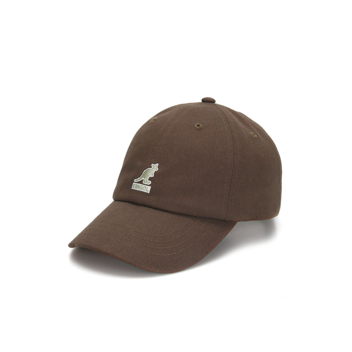 캉골키즈(KANGOL KIDS) 키즈 워시드 볼캡 RF 0601 브라운