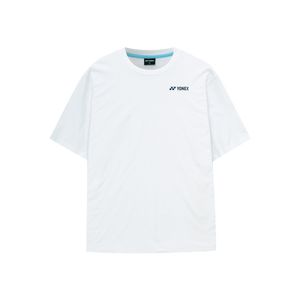 253TS035U 화이트 남녀공용 토끼 그래픽 반팔 티셔츠