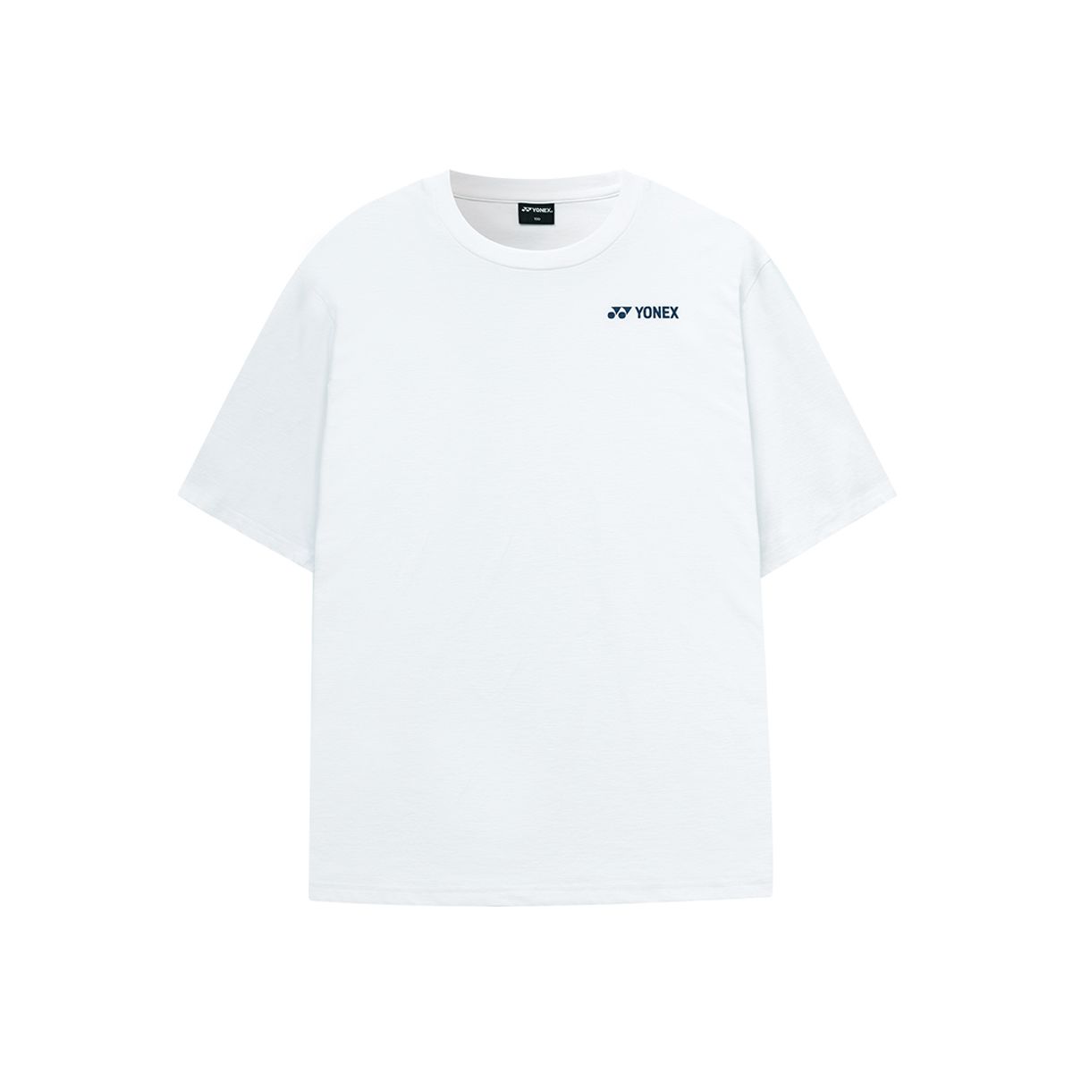 요넥스(YONEX) 253TS039U 화이트 남녀공용 코트 라인 그래픽 반팔 티셔츠