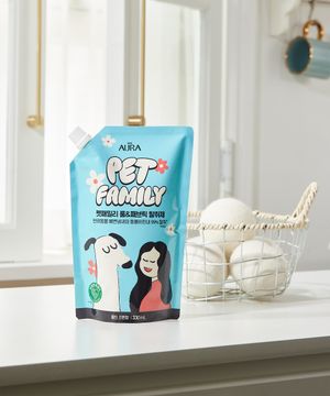 펫패밀리 룸앤패브릭 탈취제 클린 코튼 리필 330mL x 2개