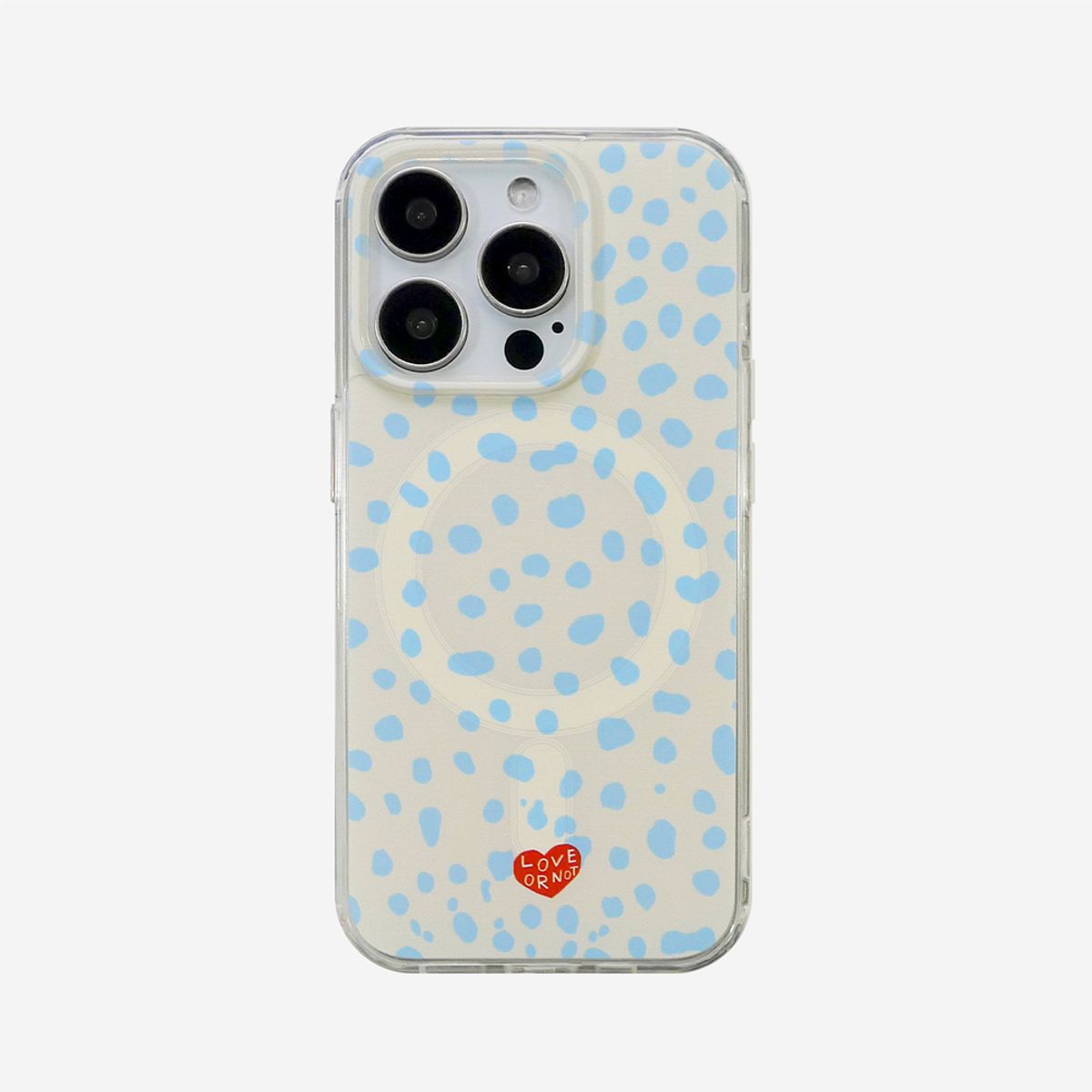 러브오낫(LOVE OR NOT) 맥세이프_Clean Sky Ray Jell-Hard Magsafe Phonecase