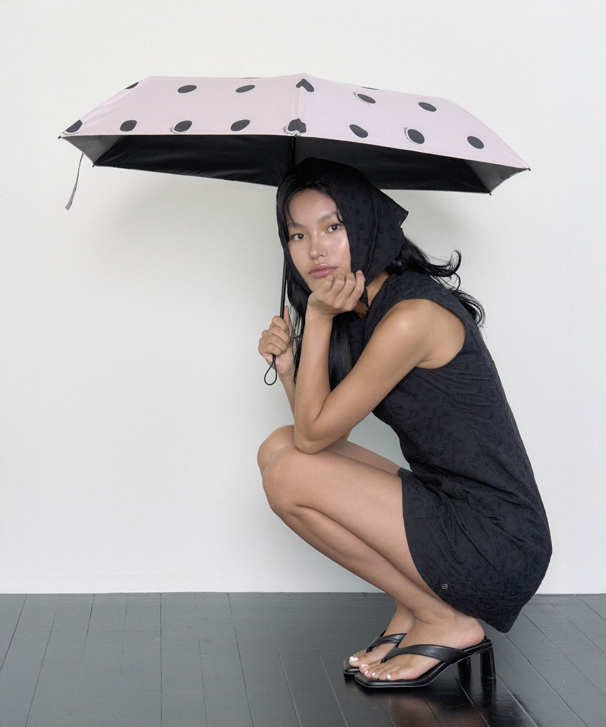 니나코스타(NINACOSTA) [초경량 / UV 99.9] LA DOLCE DOT UV UMBRELLA